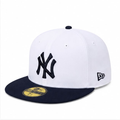 Casquette 59FIFTY Fitted MLB New York Yankees White & Navy blue