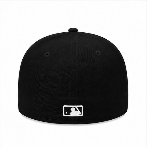 Casquette 59FIFTY Fitted MLB LA Black White Outline