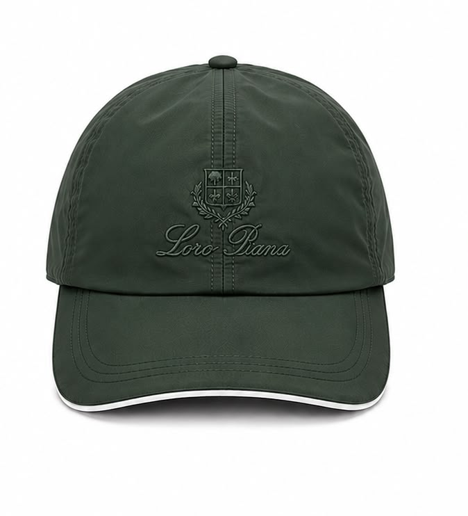 Casquette de baseball Loro Piana Drak Green