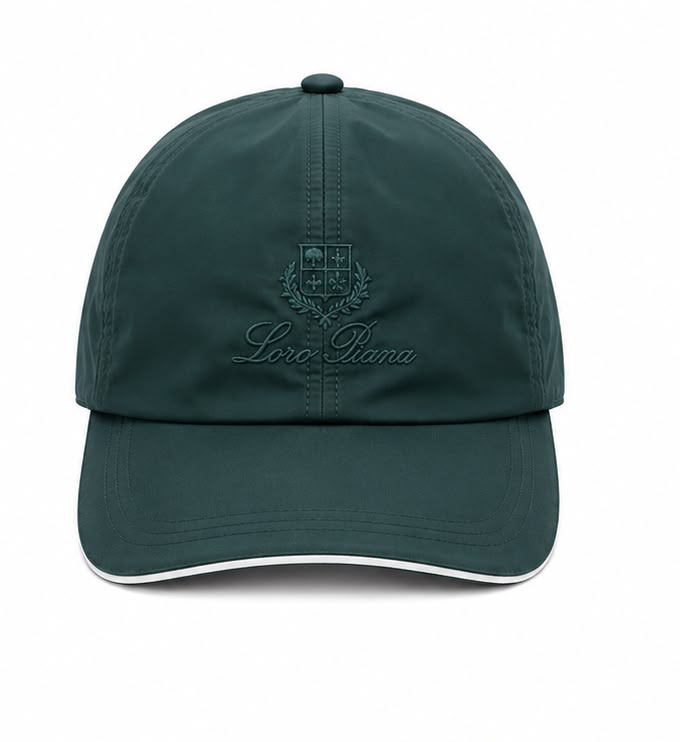 Casquette de baseball Loro Piana Green