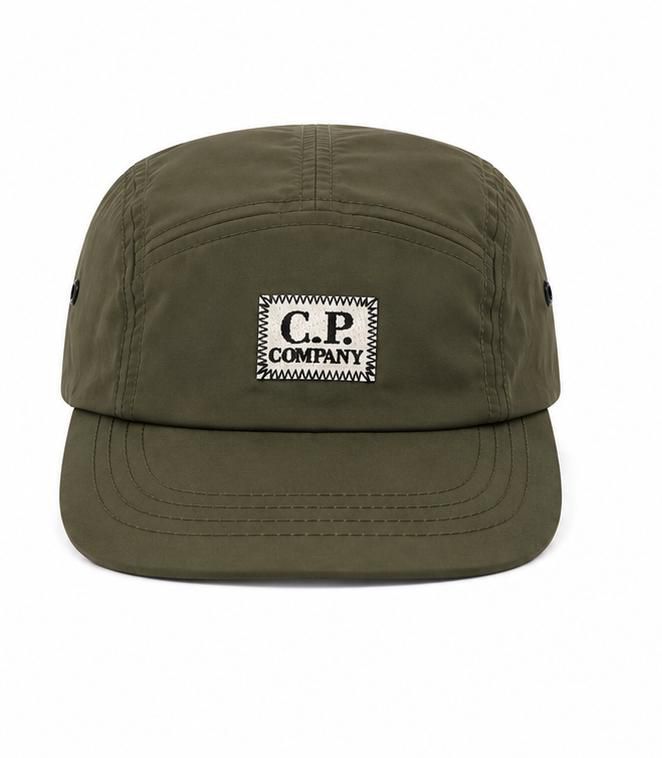 C.P. Company Green Logo White
